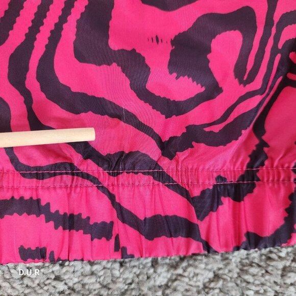 Nike Fireberry Jacket Girls Sz Small Pink Black Tiger Stripe Standard Fit Hooded - Picture 9 of 9